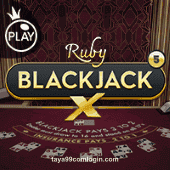 Blackjack X 5 - Ruby - Card Game